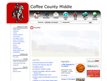 Tablet Screenshot of ccms.coffeecountyschools.com