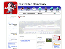 Tablet Screenshot of eastcoffee.coffeecountyschools.com